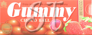 Strawberry Gummi Choco Ball box image